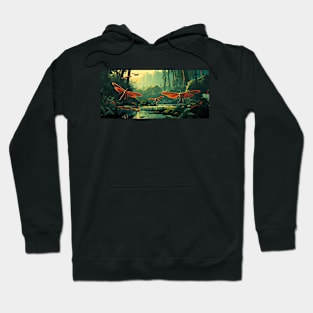 Pond of the Dragonfly Hoodie